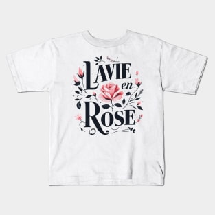 La vie en rose - Edith Piaf Kids T-Shirt